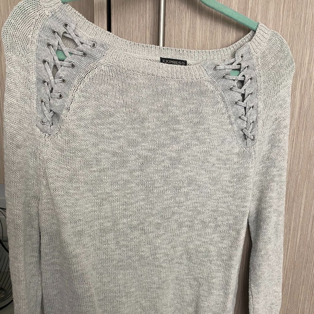 Express Gray Sweater